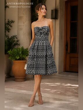 Eva Franco Tinsel Jacquard dress by Anthropologie - NWT